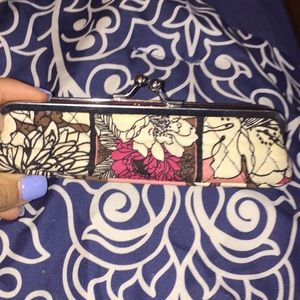 Vera Bradley makeup brush case